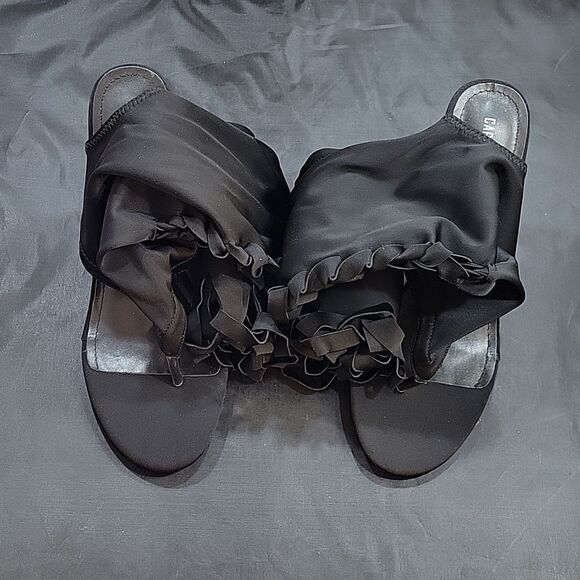 BRAND NEW CAPE ROBBIN KNOTTED HIGH HEEL THIGH HIGH OPEN TOE SANDAL - Picture 7 of 16